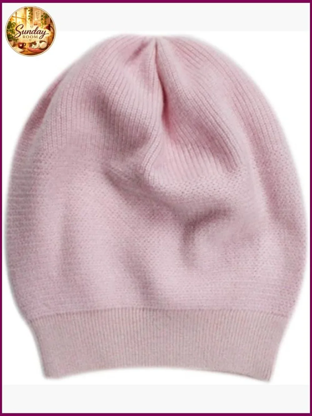 100% Cashmere Beanie Hat in Gift Box, Women's Winter Skull Cap
